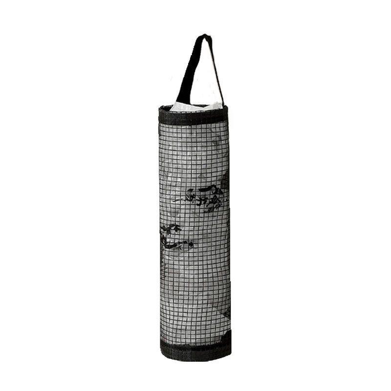 Wall-Mounted Household Trash Bag Holder with Large Capacity Storage