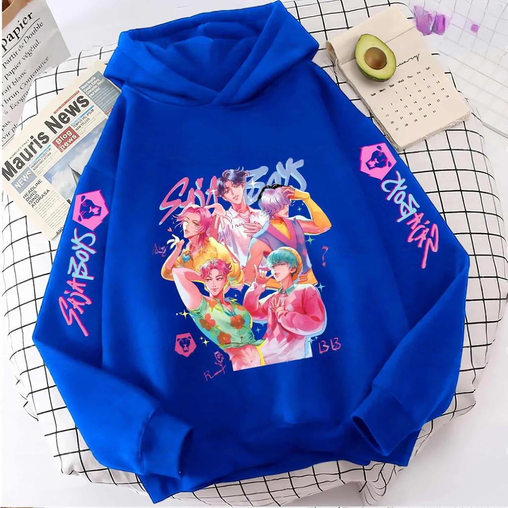 Autumn Winter KPop Demon Hunters Print Children's Hoodie Fashion Casual Sweatshirt Kids Sportswear Girls Clothes Hooded Pullover