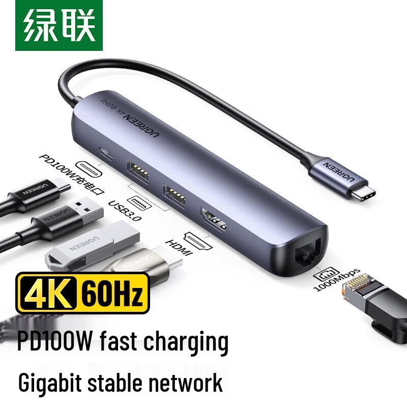 

UGREEN CM418 5-in-1 USB-C Hub