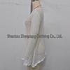 Damen Cover-Up Bikini Strickware: Ausgeschnittenes Langarm-Strand-Sonnenschutzkleid