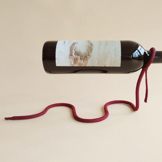 Metal Wine Bottle Display Rack Kitchen Dining Cellar Bar Holder Suspension Stand