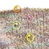 16×15mm 30/60PCS Zinc Based Alloy Knitting Stitch Markers Spiral Multicolor Painted Marker Buckle Crochet Stitch  Needle Clip