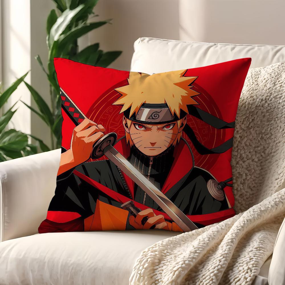 NNaruto Anime cushion cover For Pillow Printing Sofa Decoration Home Car Room Coffee Shop Office Nordic Simplicity