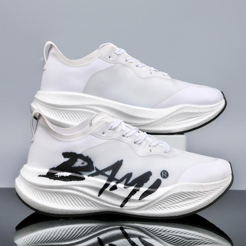 New Youth Running Shoes Men's and Women's Platform Carbon Board Casual Running Shoes Lightweight Sports Shoes One Piece 2025