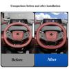 For GAC Aion Hyptec Hyper HT GT HL 2025 2026 Car Steering Wheel Cover Leather Ultra-thin Anti Slip Car Handle Covers Accessories