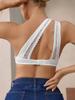 FloralLove Ladies' Fashionable Hollow Out Sexy One-Shoulder Bra Sexy Lingerie