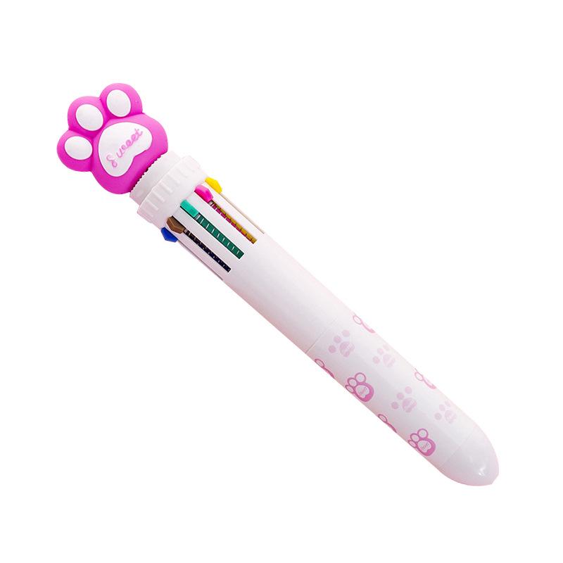 Creative Cartoon Multi-Color Ballpoint Pen for Students and Journals