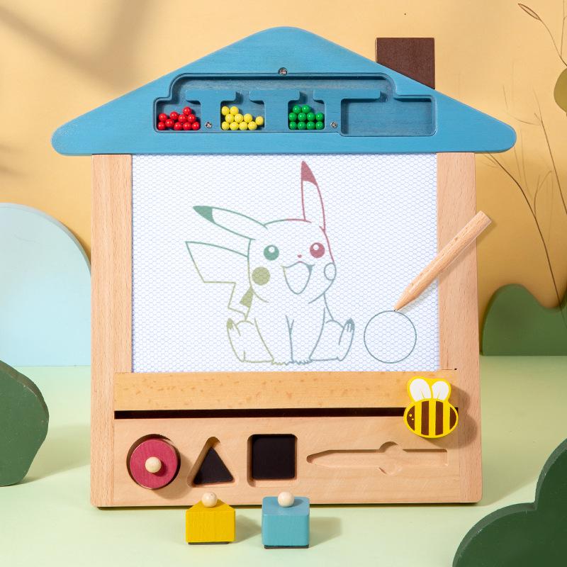 

Children s Wooden Magnetic Writing & Drawing Board - Early Learning Toy