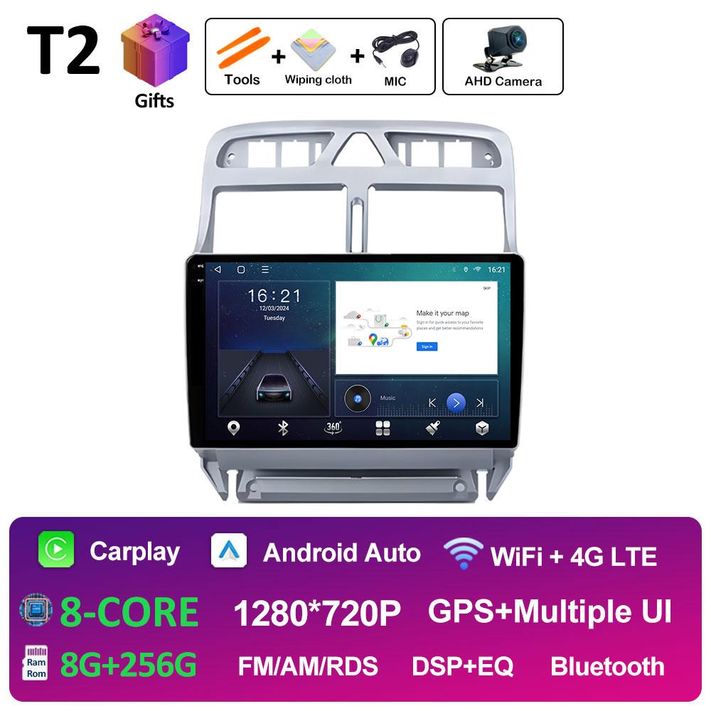 Car Video Audio Multimedia Player For Peugeot 307 307CC 307SW 2002 2003 2004 2005 - 2013 Navigation GPS DSP Stereo Accessories