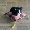 Cloth Plush Simulation Fur Cat Kawaii Kitty Cute Animal Doll Mini Sleeping Cats Toy  Home Decor