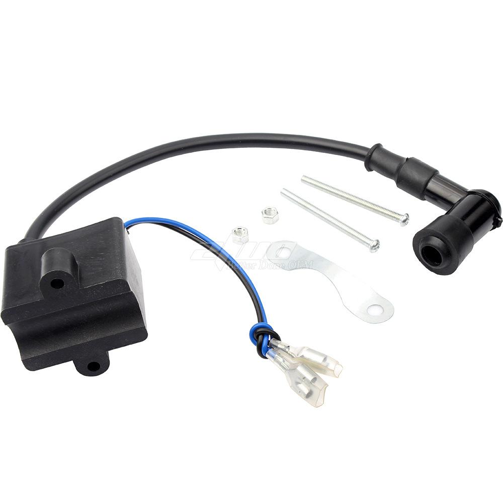 CDI ignition coil For 2 Stroke 49cc 50cc 60cc 66cc 80cc Engine Gas Motorized Bicycle Push Bike