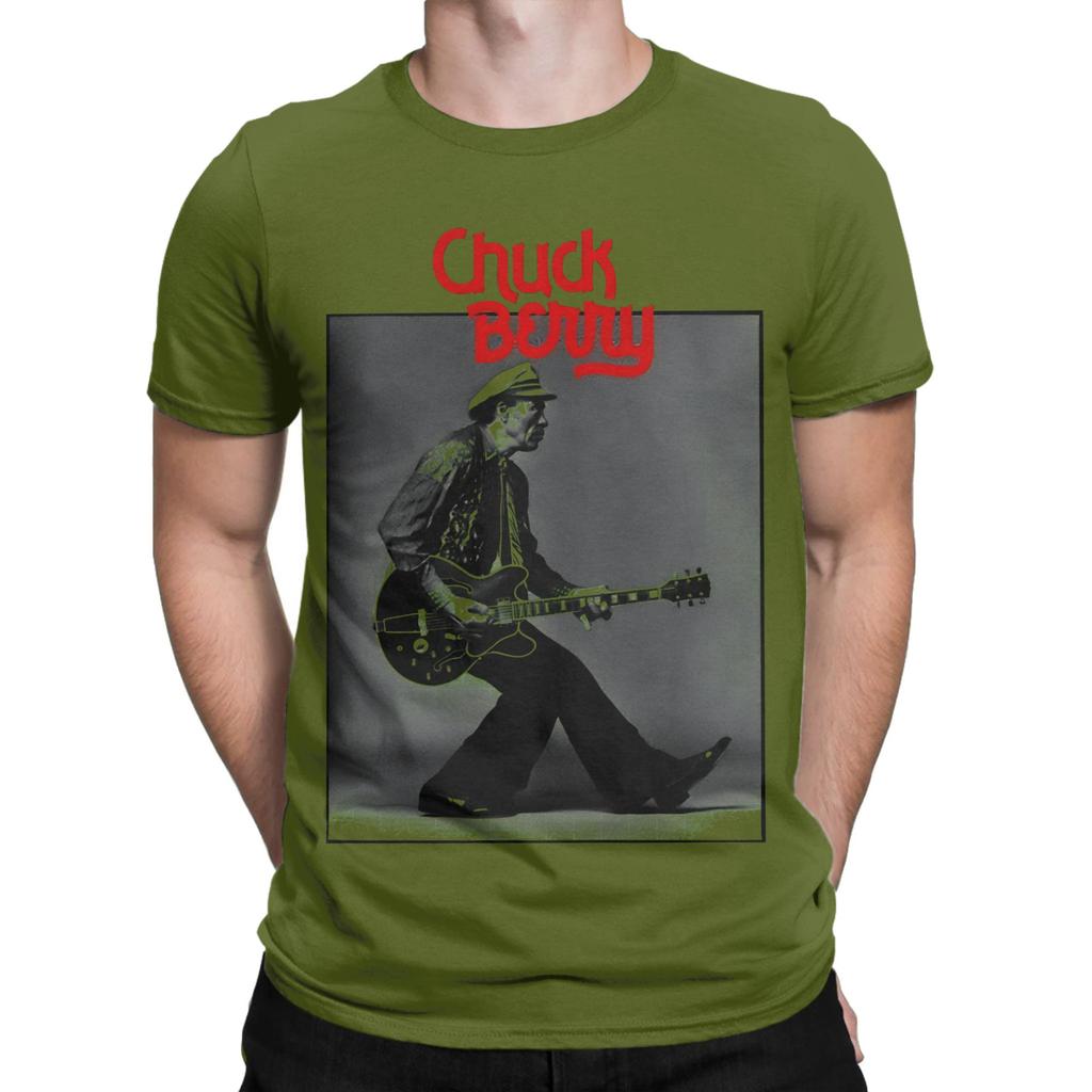 Little Queenie Chuck Berry Funny Graphic 100 Cotton Tshirt Chuck Berry Tees Tops For Unisex