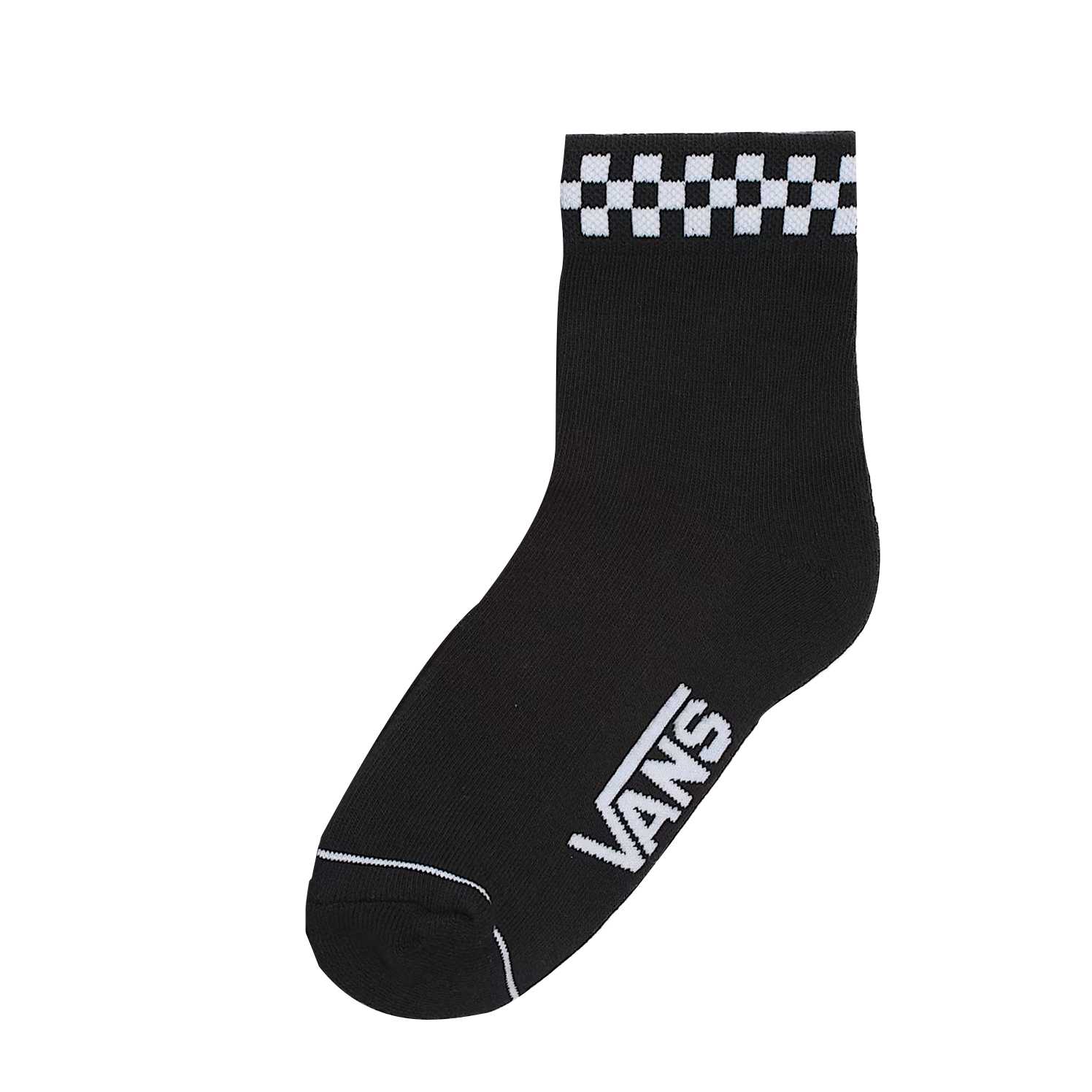 Vans Half Crew Socks Crew Socks Unisex 1 Pack VN000QBKBLK M