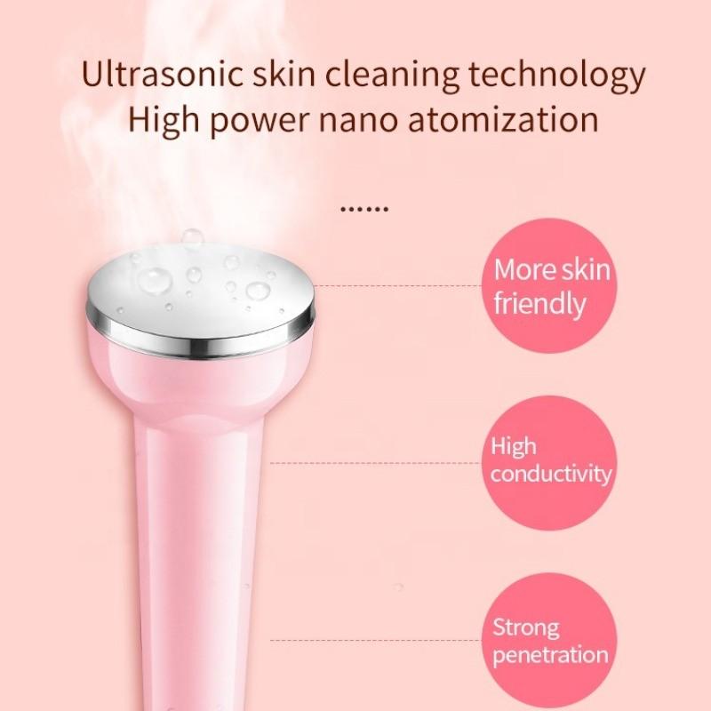 Household 2 In 1 Ultrasonic Facial Deep Cleansing Beauty Machine Face RF Anti-aging Wrinkle Beauty Instrument