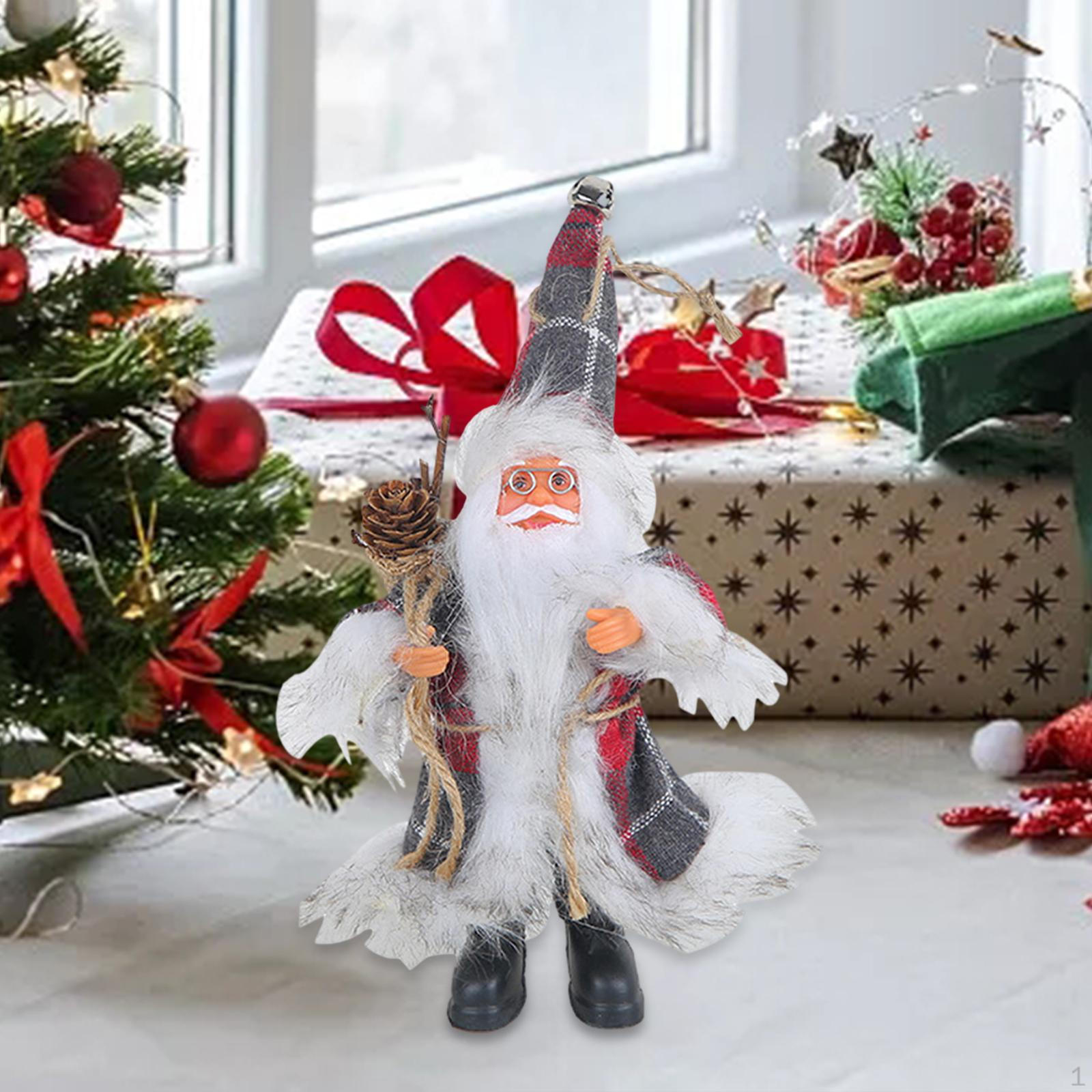 

Украшение Санта-Клауса Рождественская кукла Коллекционный подарок Статуя Праздник