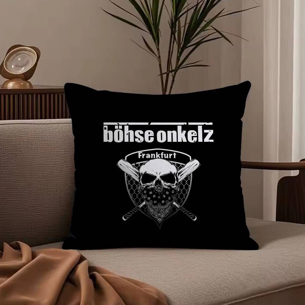 

Rock B-Bohse o-Onkelz Наволочка Противопылевой клещ Наволочка Невидимая молния шелковистый короткий плюш Чехол на подушку для дивана 30cmx30cm