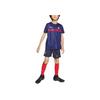 Nike Kids Logo Print Striped Crew Neck Short Sleeve T-Shirt And Shorts With Long Socks Sportswear Set Kids Sportswear Set CD1271-498