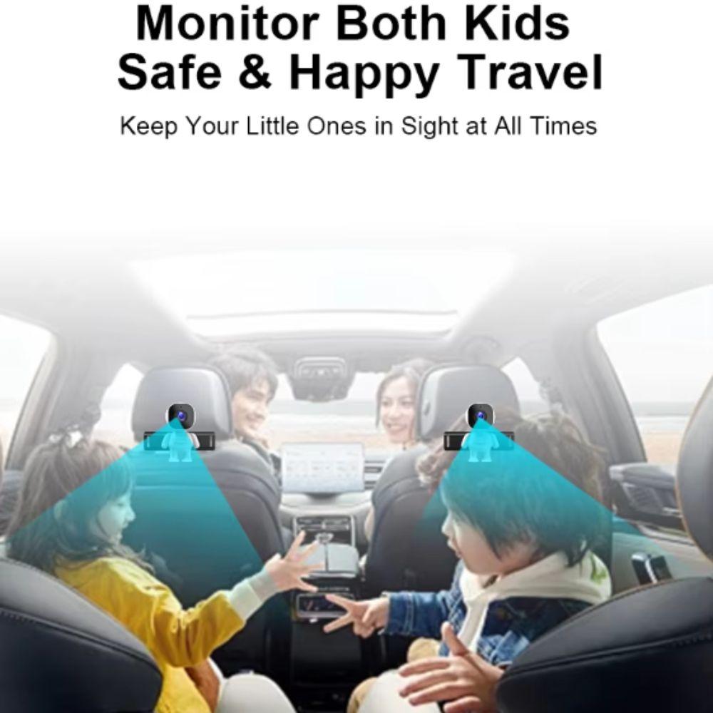 Suction Cup Mount Baby Car Monitor 4.3 Inch Screen Rear Facing Camera  Back Seat View
