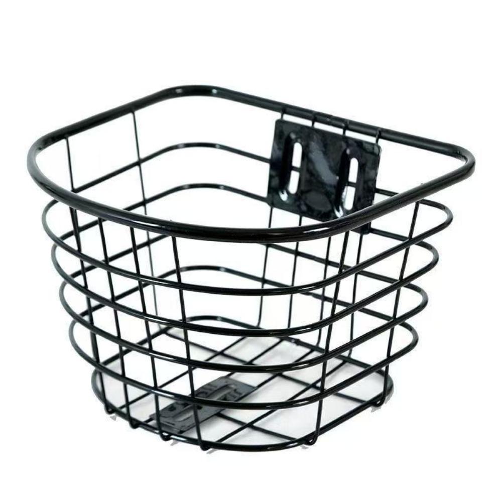 Metal Bicycle Front Basket Easy To Install Bike Front Basket Children's Folding Bike Accessories