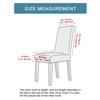 Velvet Dining Chair Cover Dustproof Elastic Soft Chair Seat Cover Slipcover Suitable for Living Room Home Decor Office 1PC