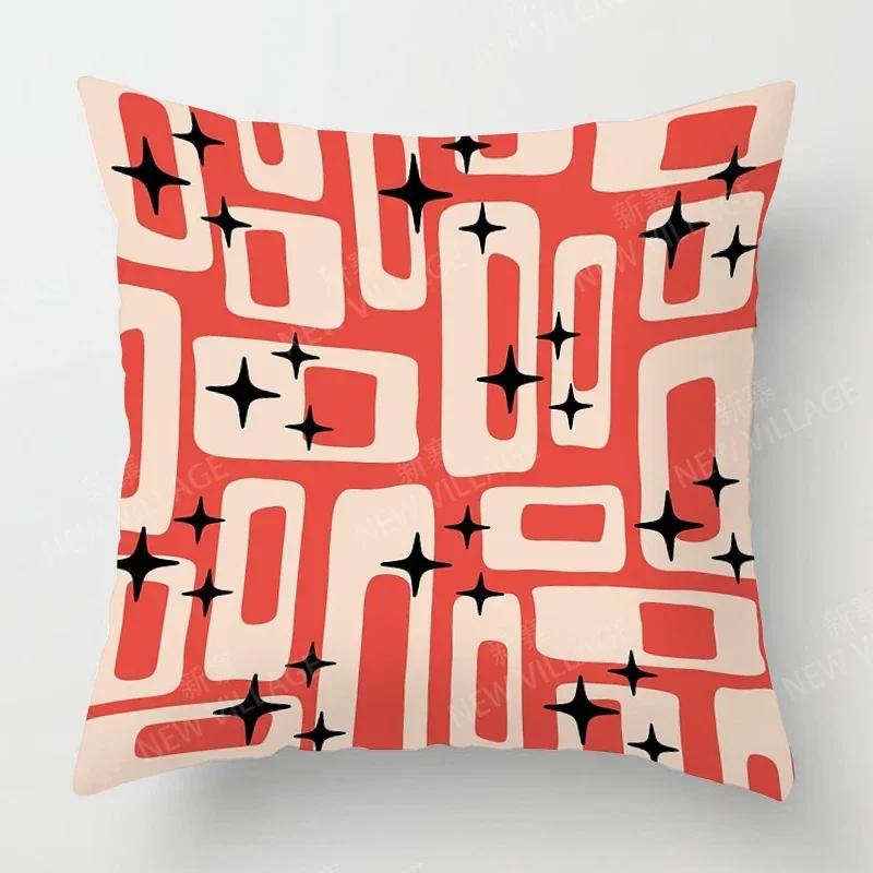 Nordic Fall Home Decor Autumn Throw Pillow Case Sofa Cushion Cover Modern  Geometry