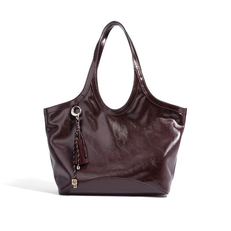 Simple Premium Women s Tote Bag Commuter Versatile Handbag Leather Business Shoulder Women 31x16x26cm