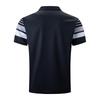 Men's Casual Polo Shirt with Collar and Zipper T-shirt Top