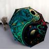 1pc YinYang Creatures Automatic Open/Close Umbrella with Windproof, Functional Design, 8-Rib Sturdy Canopy