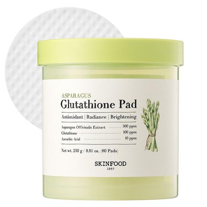 Skinfood Asparagus Glutathione Pad 250g, 60 Pads, 1 Pcs