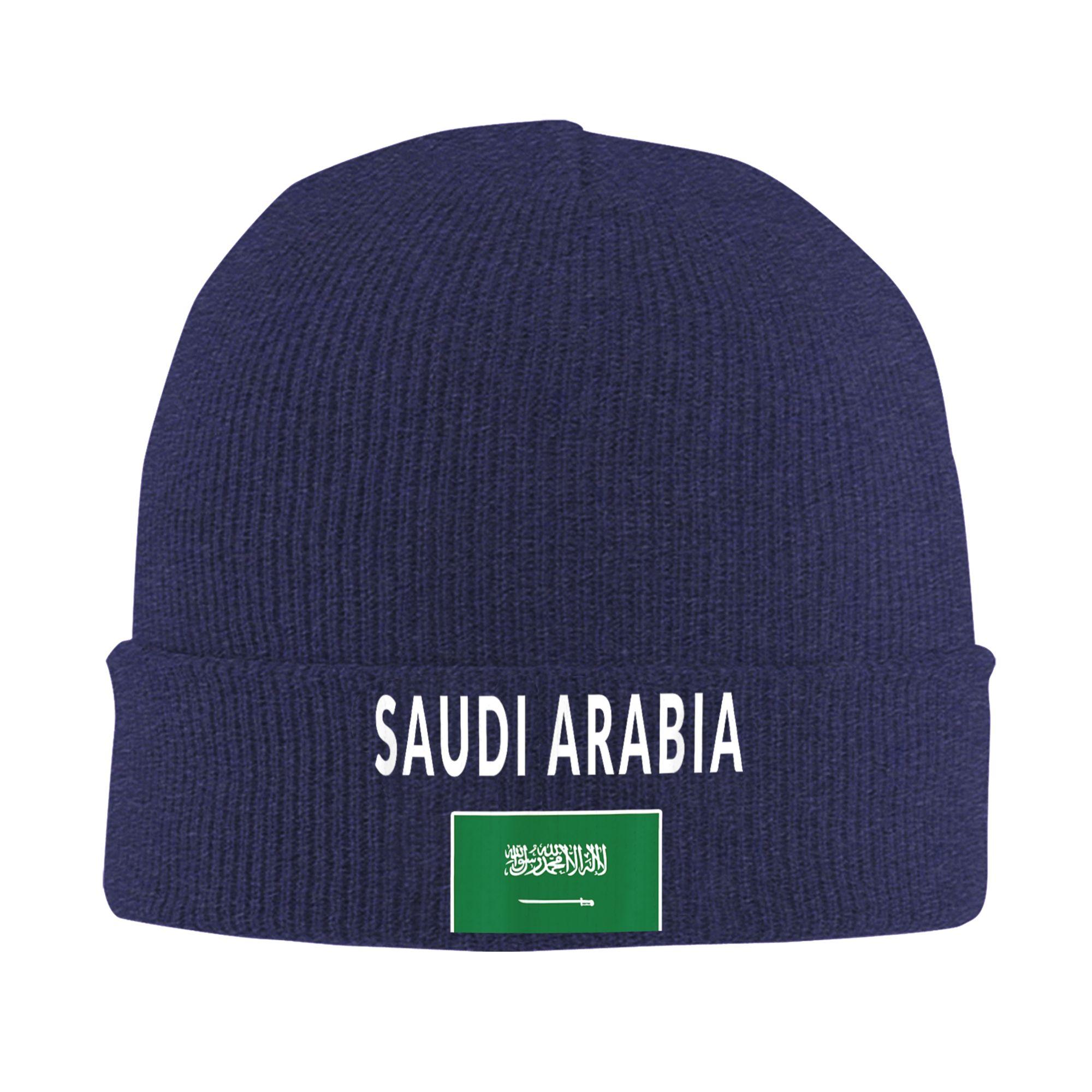 

Saudi Arabia Flag Knit Hat Beanie Hats Hippie Warm Soft Unisex Bonnet Hats Winter Printed Funny Caps Gift One Size