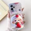 For Realme10 5G China RMX3663 Cover For Realme 10 5G Case Silicone Luxury Fashion Flowers Kawaii Cute Cat Shockproof Phone Case