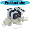 ABS Water Inlet Valves 110V Electric Water Inlet Solenoid Valves For Washers Durability Impacts Resistant Fast Install