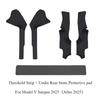 Nappa Leather for Tesla Model Y Juniper 2025 Front Rear Door Sill Pad Door Welcome Pedal Threshold Strip Protective Accessories