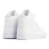 Jordan 1 Mid Triple White Patent Swoosh Women's BQ6472-100