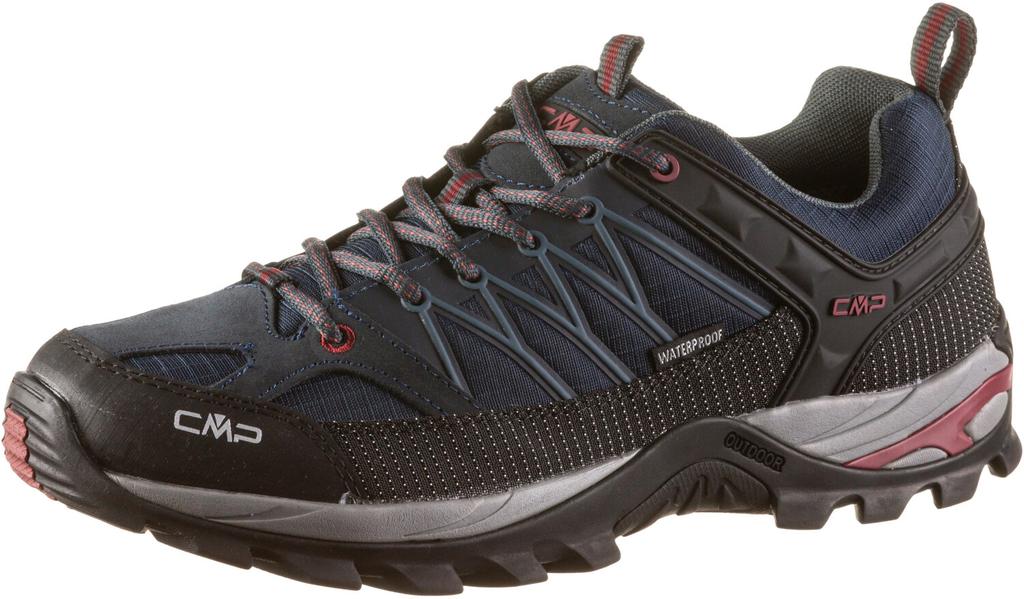 CMP Rigel Low Trekking Shoes (3Q54457) (3Q54457-62BN) Asphalt/syrah