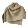 Thicken High Neck Scarf Warm Scarves Knitwear Classic Women Winter Shawl  Women