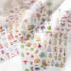 Me Romantic Collector Series PET Flash Sand Gift Stickers Ins Style Flower Butterfly Handbook Stickers Kawai Stationery Lovely
