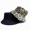 Fashion Leopard Print Bucket Hats for Women Men Summer Outdoor Sunscreen Reversible Fisherman Hats Female Panama Hip Hop Sun Hat
