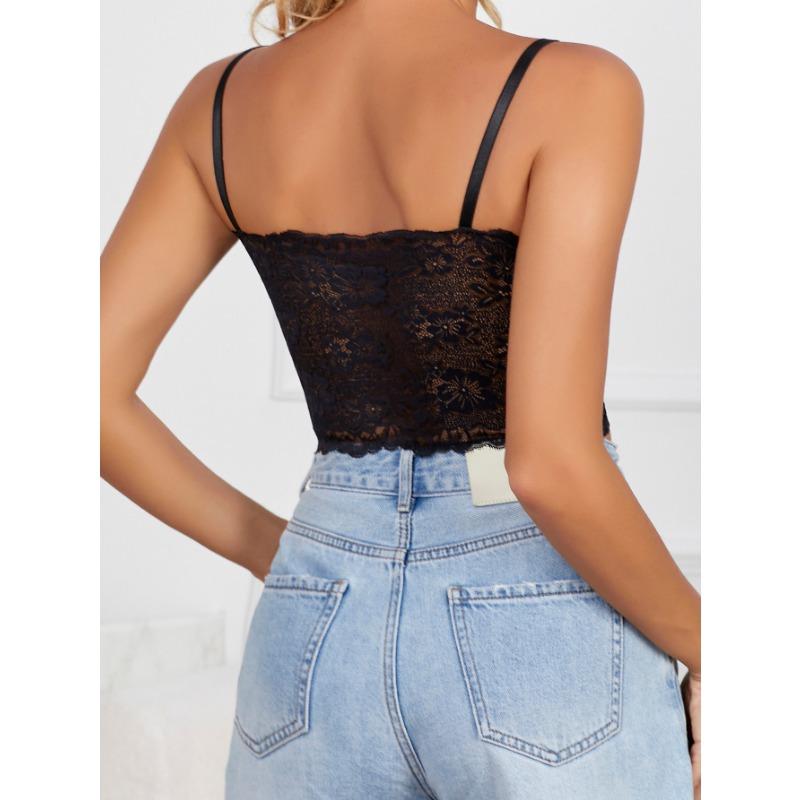 Reggiseno Imbottito Rimovibile Senza Ferretto Canottiera Monocolore Reggiseno di Pizzo Top Traspirante Reggiseno Sportivo Adatto per Appuntamenti all'Aperto