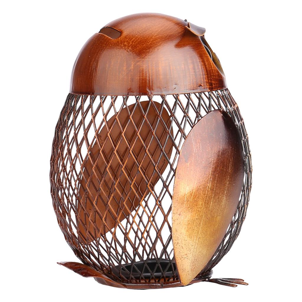 TOOARTS Owl Shaped Metal Box Home Furnishing Articles Crafting