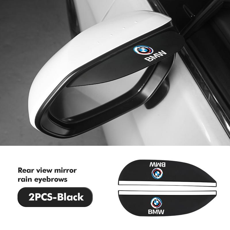 2 Stück Auto Sonnenblende Rückspiegel Regenaugenbraue Schutz Aufkleber Für BMW M 1 3 4 5 6 7 Serie X1 X3 X4 X5 G20 G38 F48 E36 E39