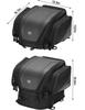 Kemimoto Motorcycle Seat Waterproof and with Rain Rear with Luggage Camping Seat Universal Motorcycle Compatible with Most Ninja Black Bag,