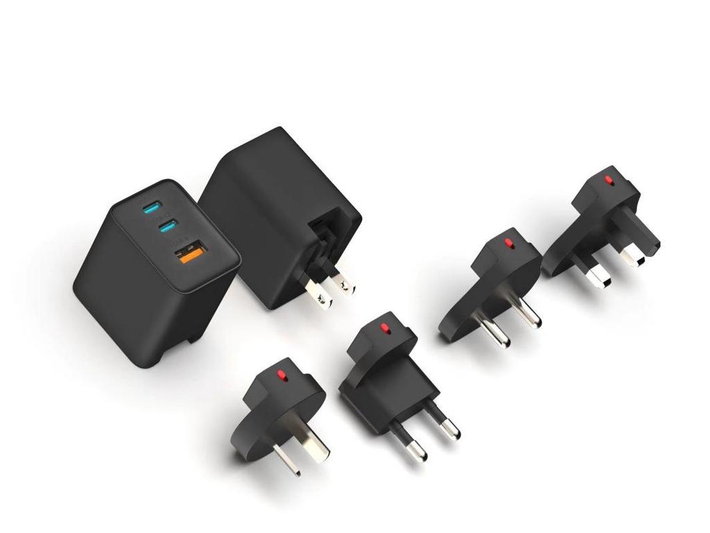 PD65W GaN Charger for Apple & Huawei Phones - Fast Charging, Japan PSE Certified