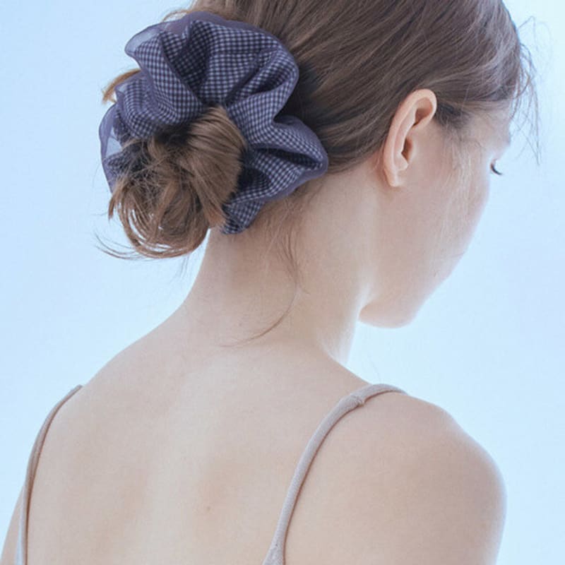 J.ESTINA IU Summer Scrunchie - Misty Black (JALJHS1BS806FA000)