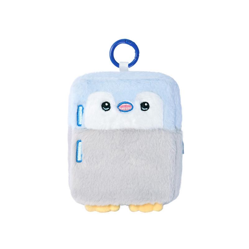 

Backpack Charm Polar Bear Plush Mini Cooler Bag With Pp Cotton Filling For Travel And School Blue