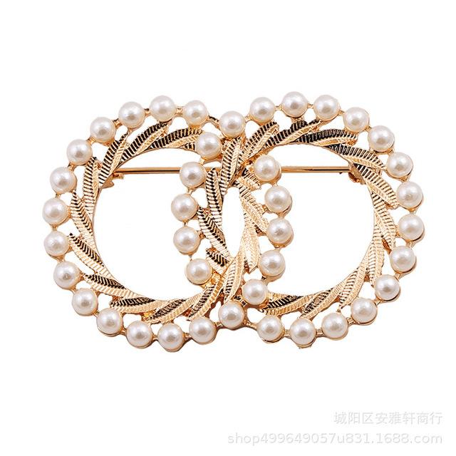 

Модная эмалевая булавка, золотистый цвет, жемчужные броши для женщин, пряжка для шарфа, булавка и брошь, ювелирные изделия, роскошные аксессуары для одежды