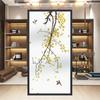 Chinese Style Flower Bird Window Film Home Bathroom Decor Frosted Window Stickers Static Cling Stained Privacy Glass Film