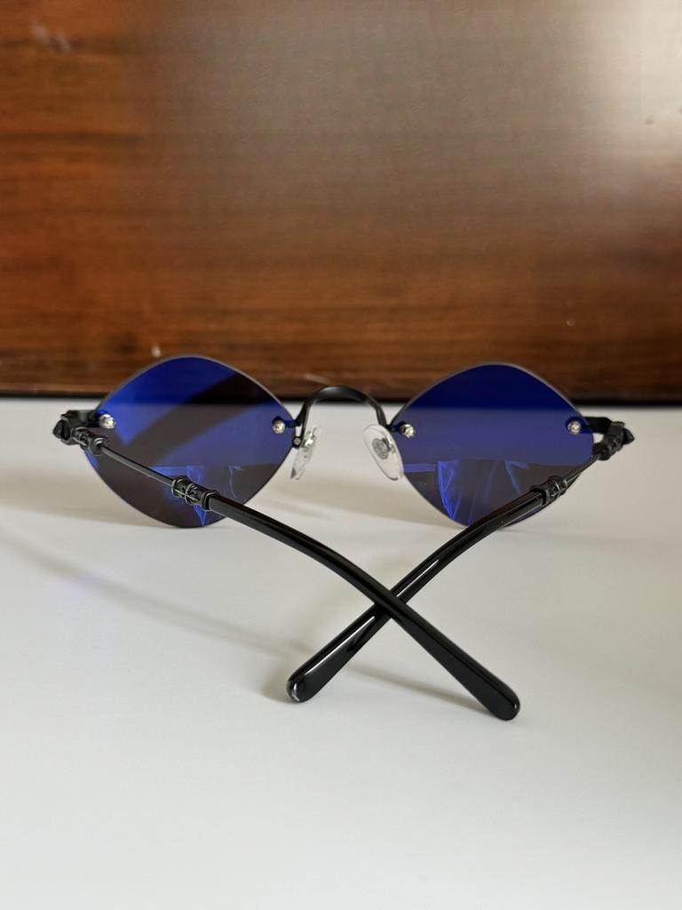 2025 New Fashion Trend Party Luxury Designer Sunglasses For Men And Women Personality Alloy Black High-End Uv400 Sunglasses