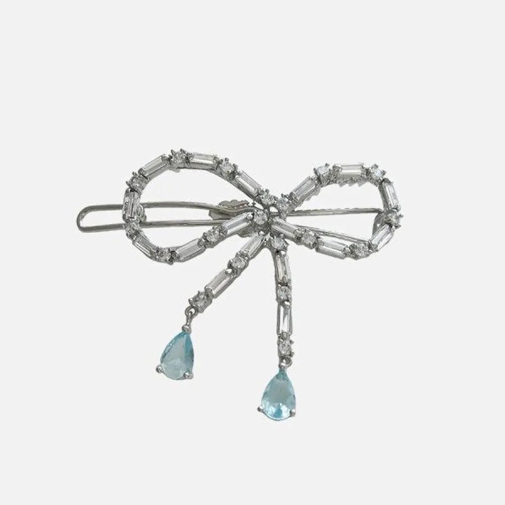 J Lauren Dew Drop Ribbon Cubic Hairpin H01414