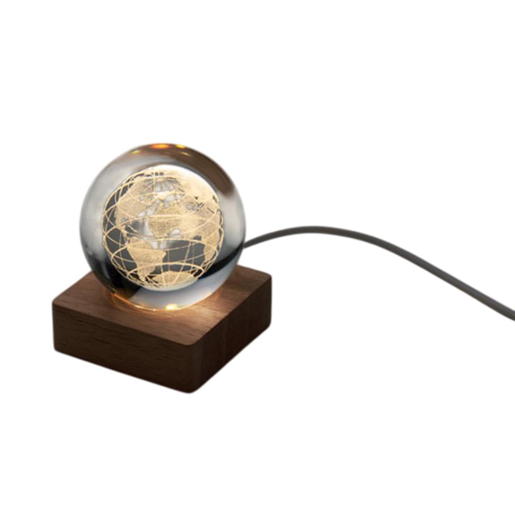 MidOcean Globe Glass Desk Lamp